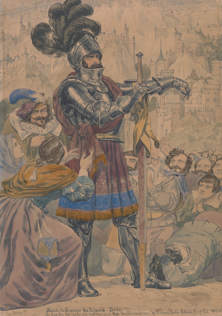Boceto para las pasiones: Orgullo de Richard Dadd
