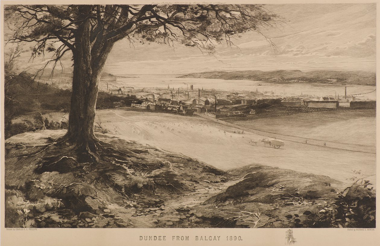 Dundee desde Balgay de Richard Davidson Winter
