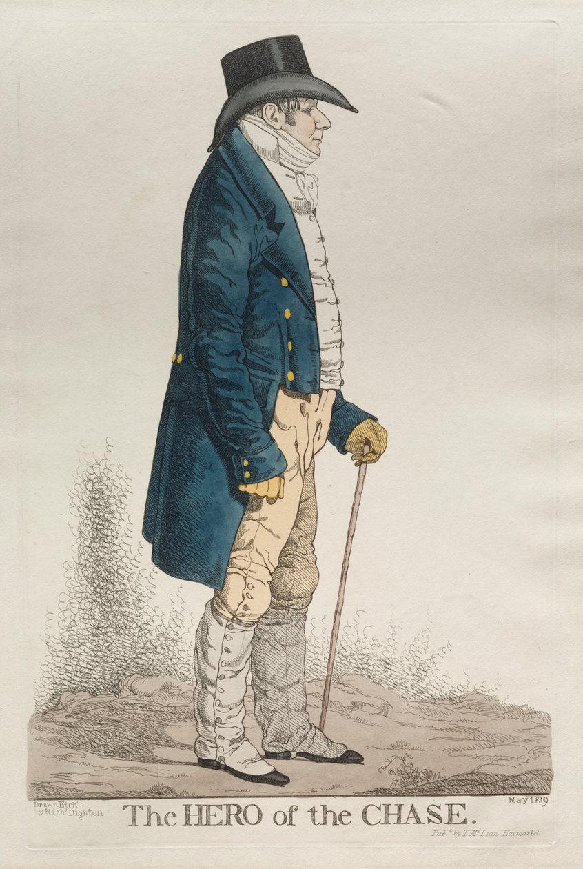 El héroe de la caza de Richard Dighton