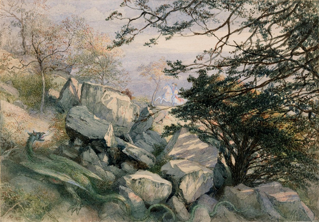 El dragón de Wantley de Richard Doyle