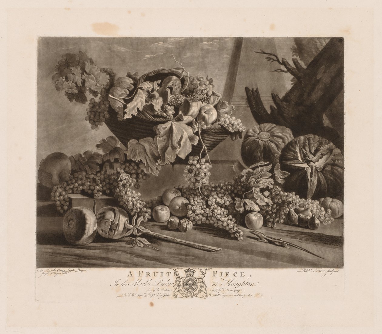 Una pieza de fruta de Richard Earlom