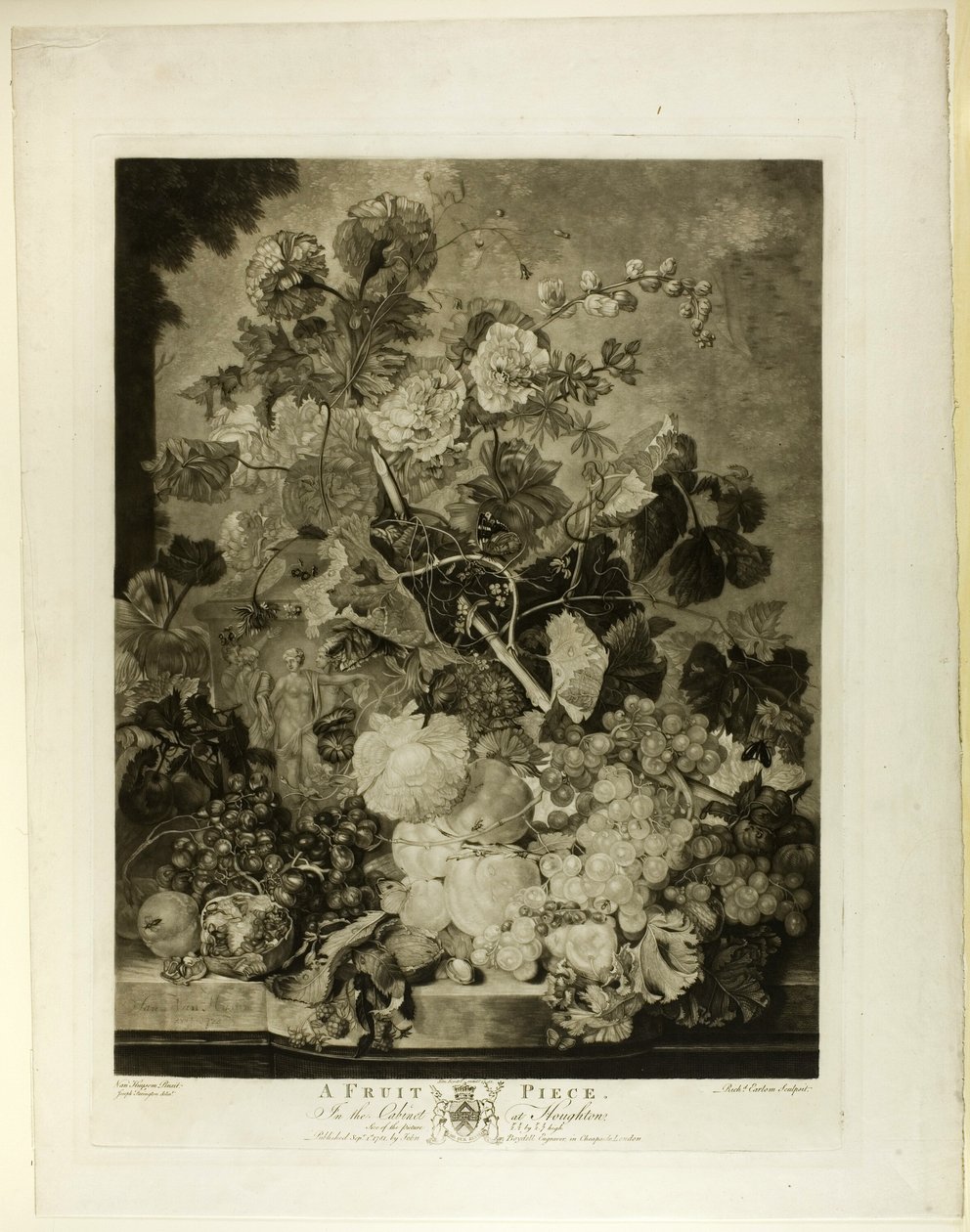 Una pieza de fruta, de La Galería Houghton de Richard Earlom