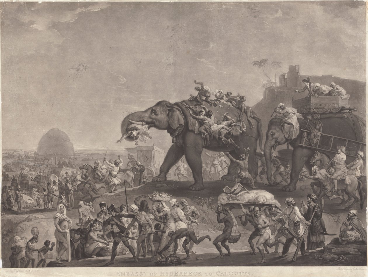 Embajada de Hyderbeck en Calcuta de Richard Earlom