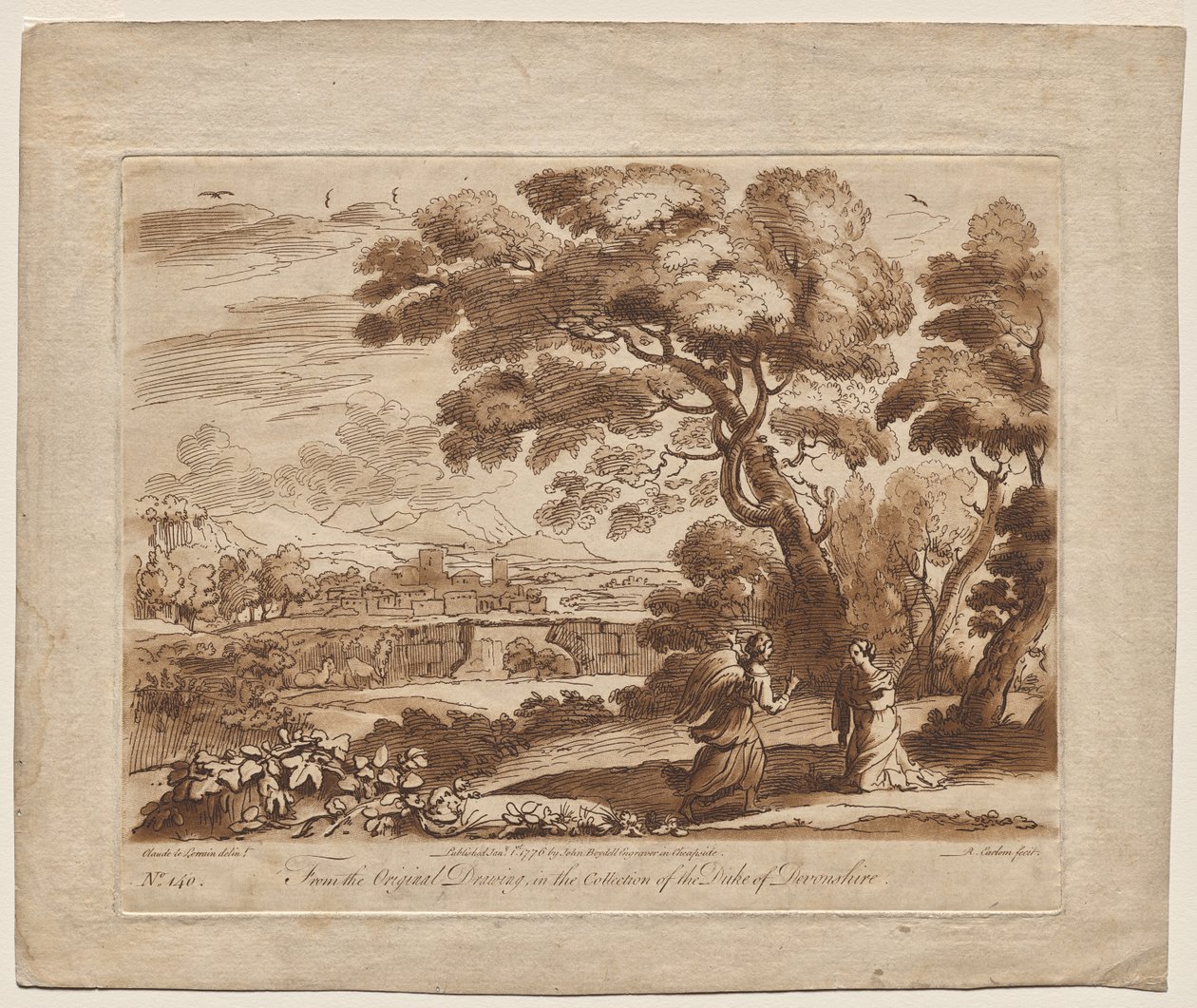 Landscape, Plate No. 140 de Richard Earlom