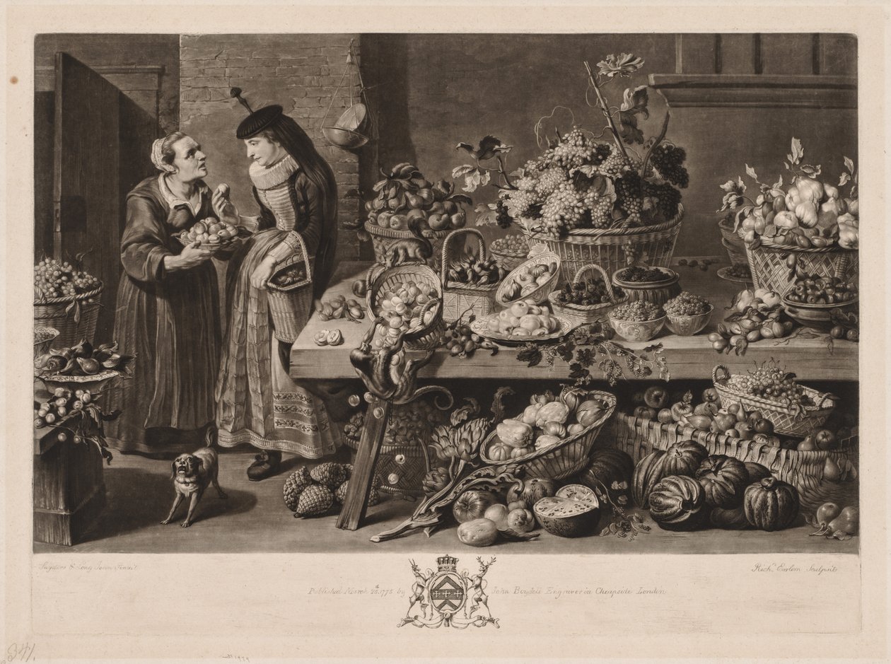 Los Cuatro Mercados: El Mercado de Frutas de Richard Earlom