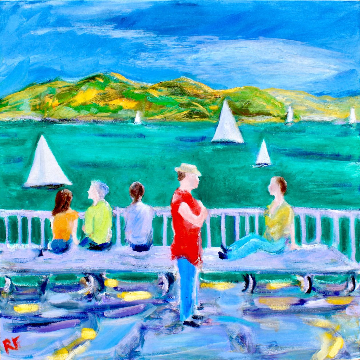 Un banco, Sausalito de Richard Fox