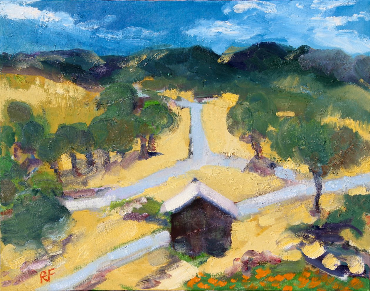Carreteras que se cruzan, Atlas Peak, 2019 de Richard Fox