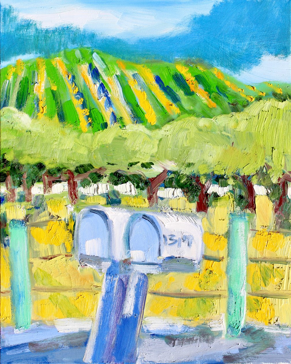 Buzones y Viñedo, Napa de Richard Fox