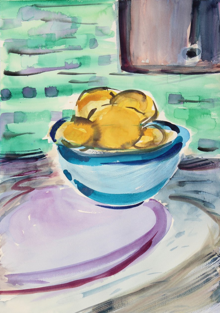 Naturaleza muerta con limones, 2020 de Richard Fox