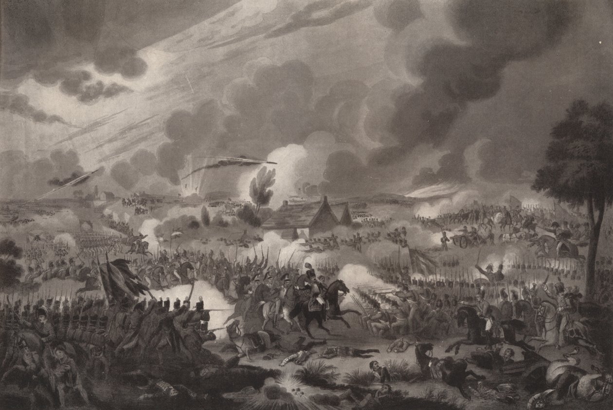 La Batalla de Waterloo, 18 de junio de 1815 de Richard Gibson Reeve