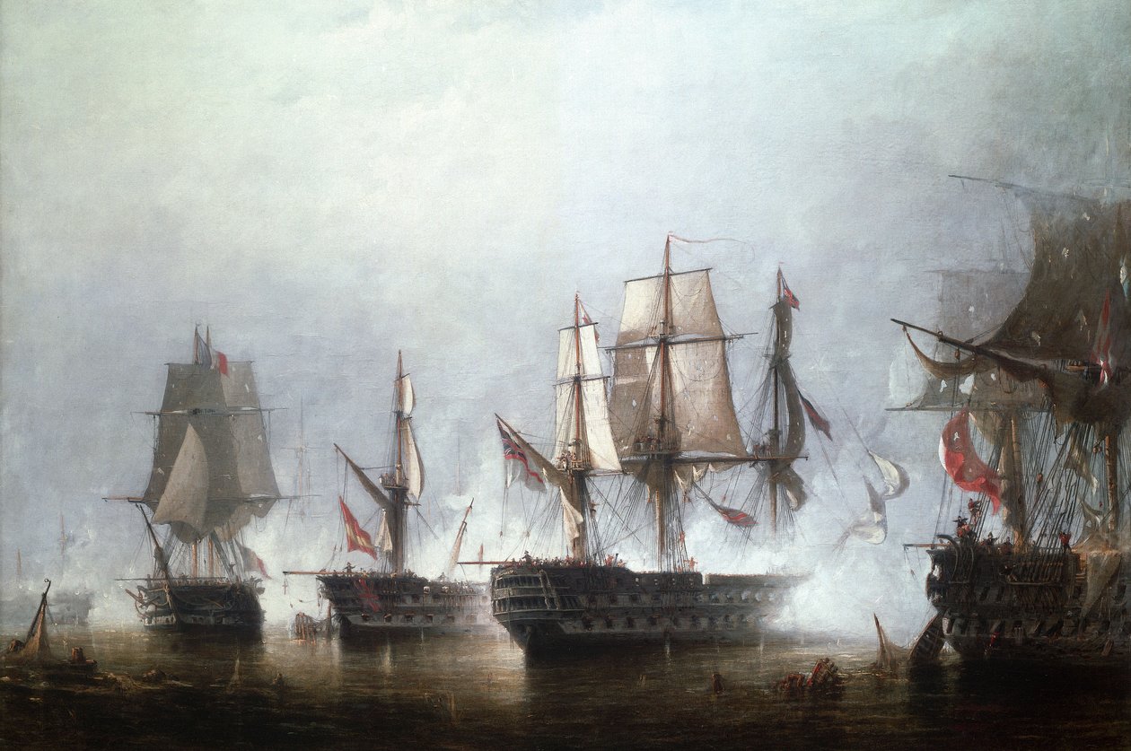El Coloso, en los Dardanelos (óleo) de Richard Henry Nibbs