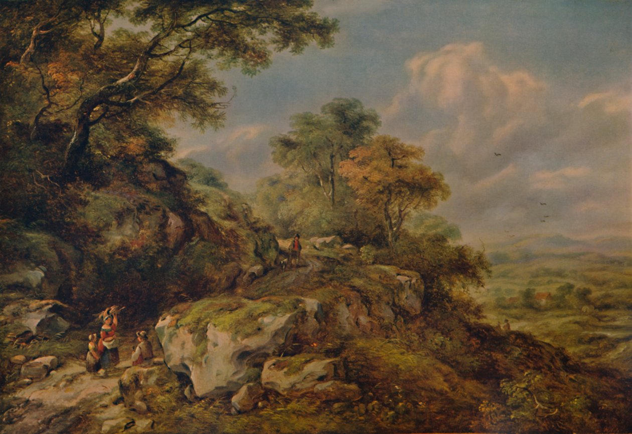 Cerca de Otford, Kent, 1846, 1935 de Richard Hilder