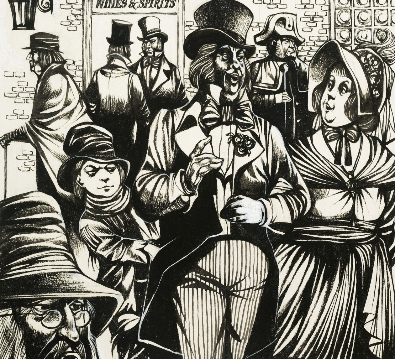 Los niños como Oliver Twist de Dickens aprendieron a robar carteras de Richard Hook