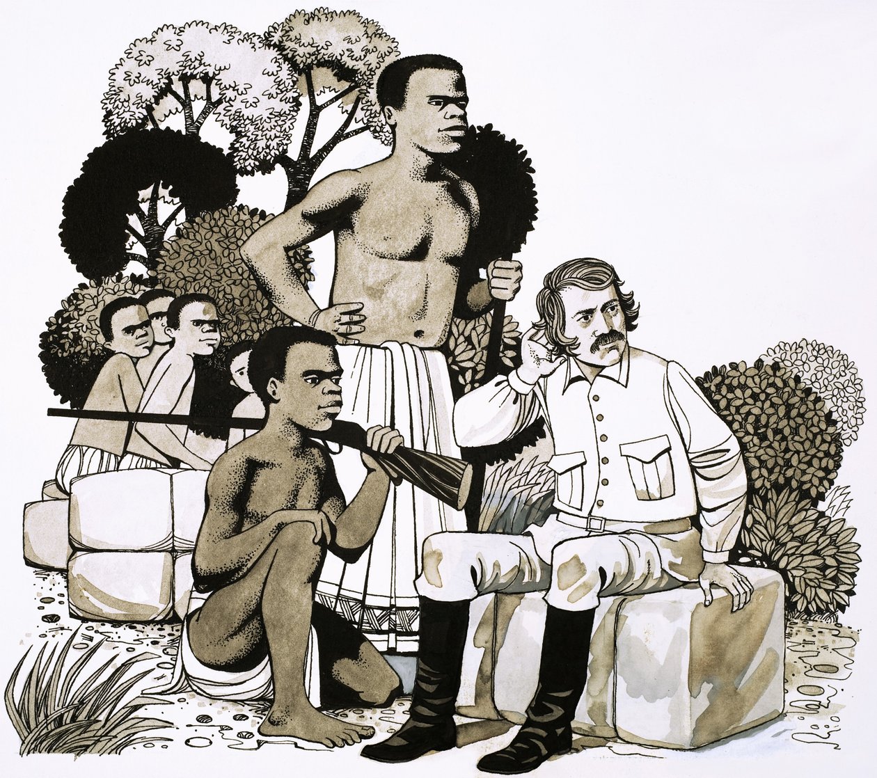 David Livingstone, el explorador que descubrió las cataratas Victoria de Richard Hook
