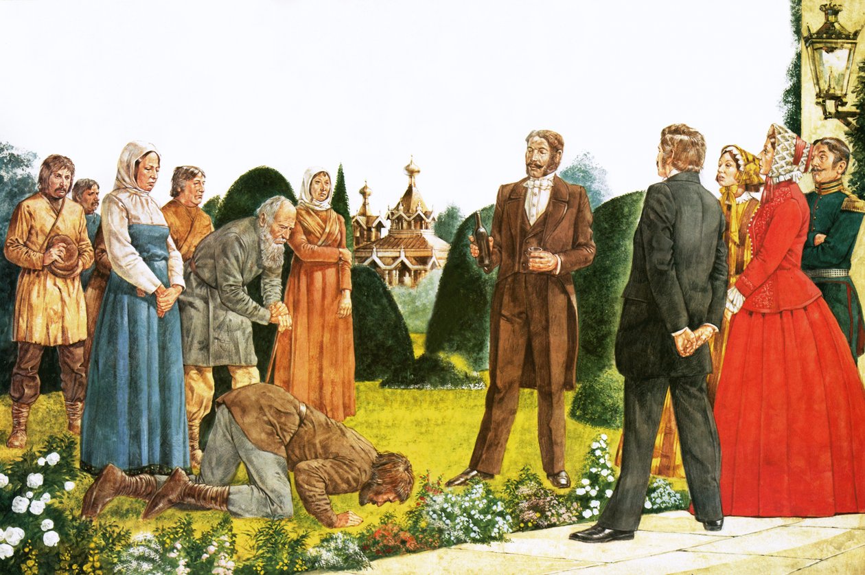 Liberación de los siervos en Rusia de Richard Hook