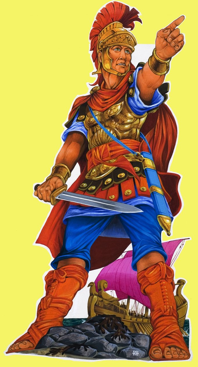 Centurión romano, de "Érase una vez de Richard Hook