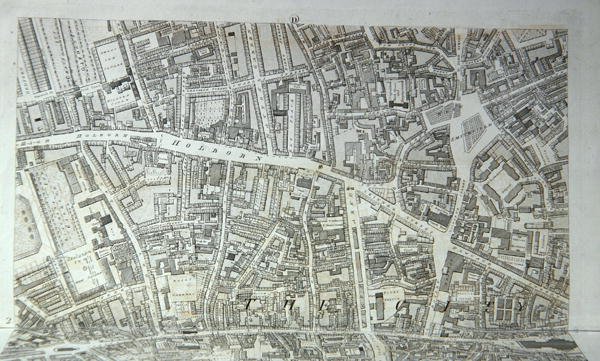 Plano de la Ciudad de Londres, publicado en 1813 de Richard Horwood