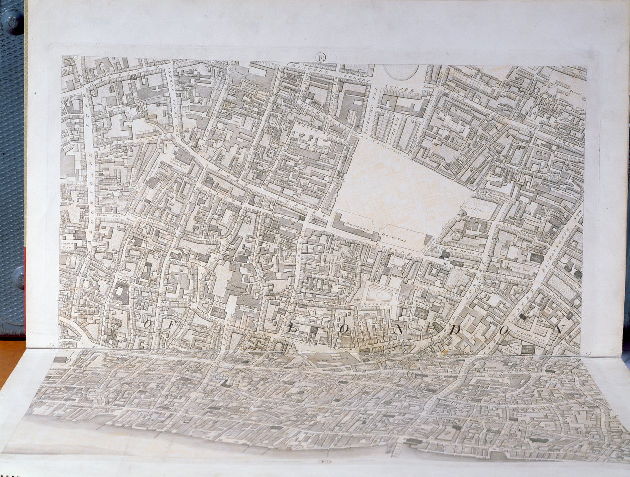Plano de la Ciudad de Londres, publicado en 1813 de Richard Horwood