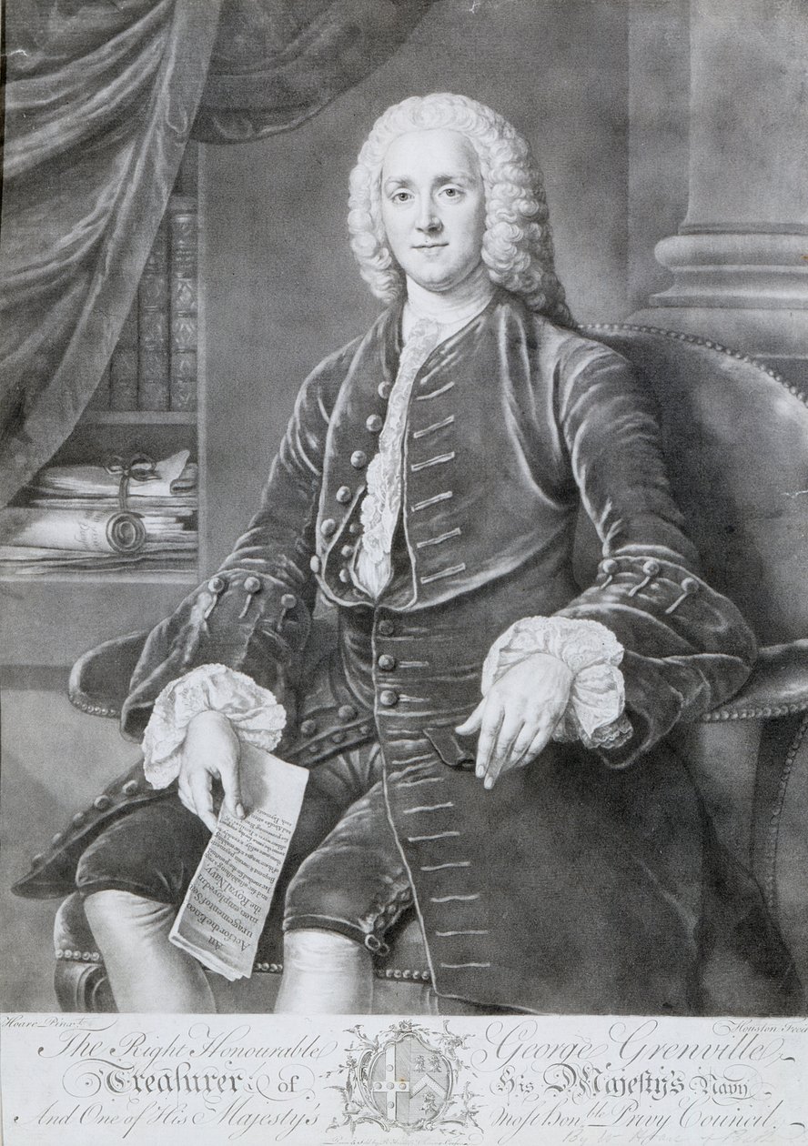 George Grenville (1712-70) de Richard Houston