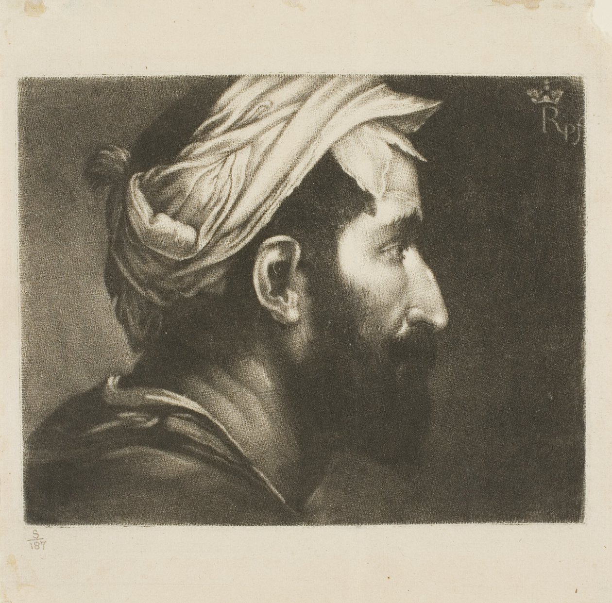 Cabeza de verdugo, de la Sculptura de John Evelyn de Richard Houston