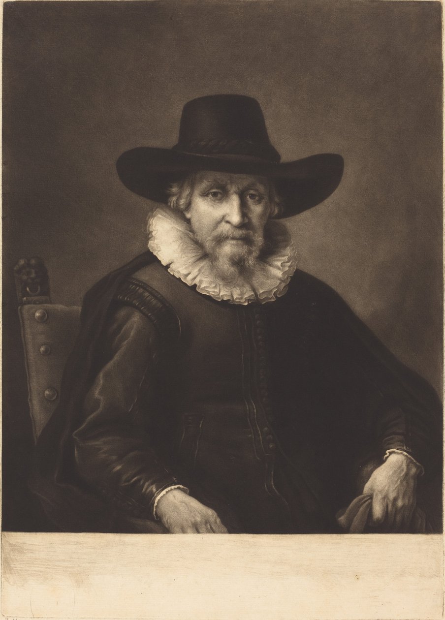 El Burgomaestre de Richard Houston after Rembrandt van Rijn