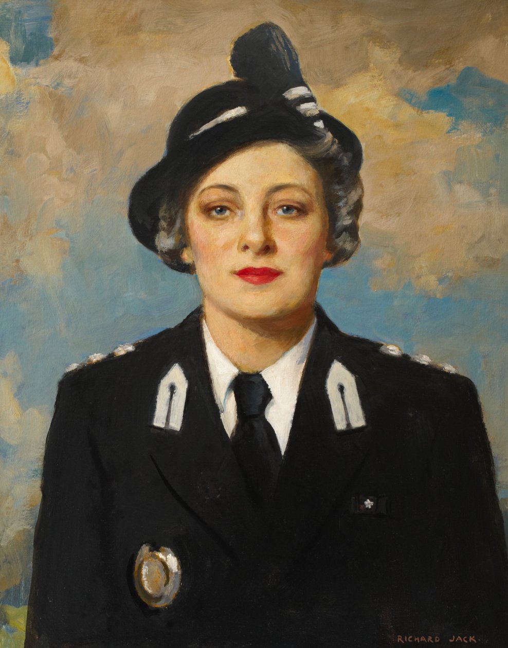 Muriel Elsie Gamage, c.1950 (óleo sobre lienzo) de Richard Jack