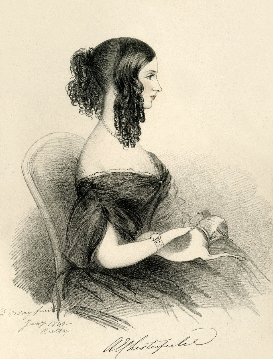 La Condesa de Chesterfield, 1833 de Richard James Lane
