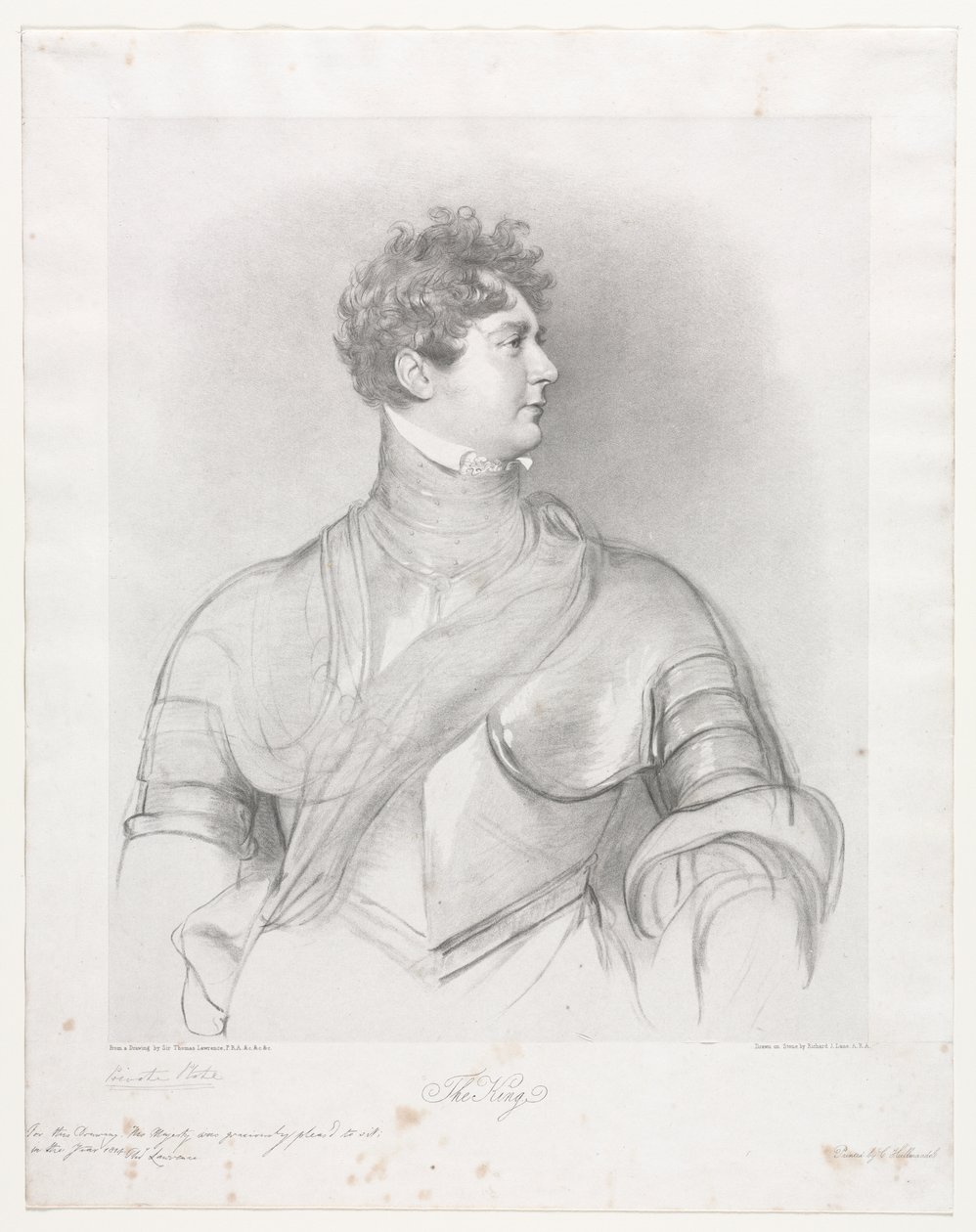 El Rey, Jorge IV de Gran Bretaña de Richard James Lane