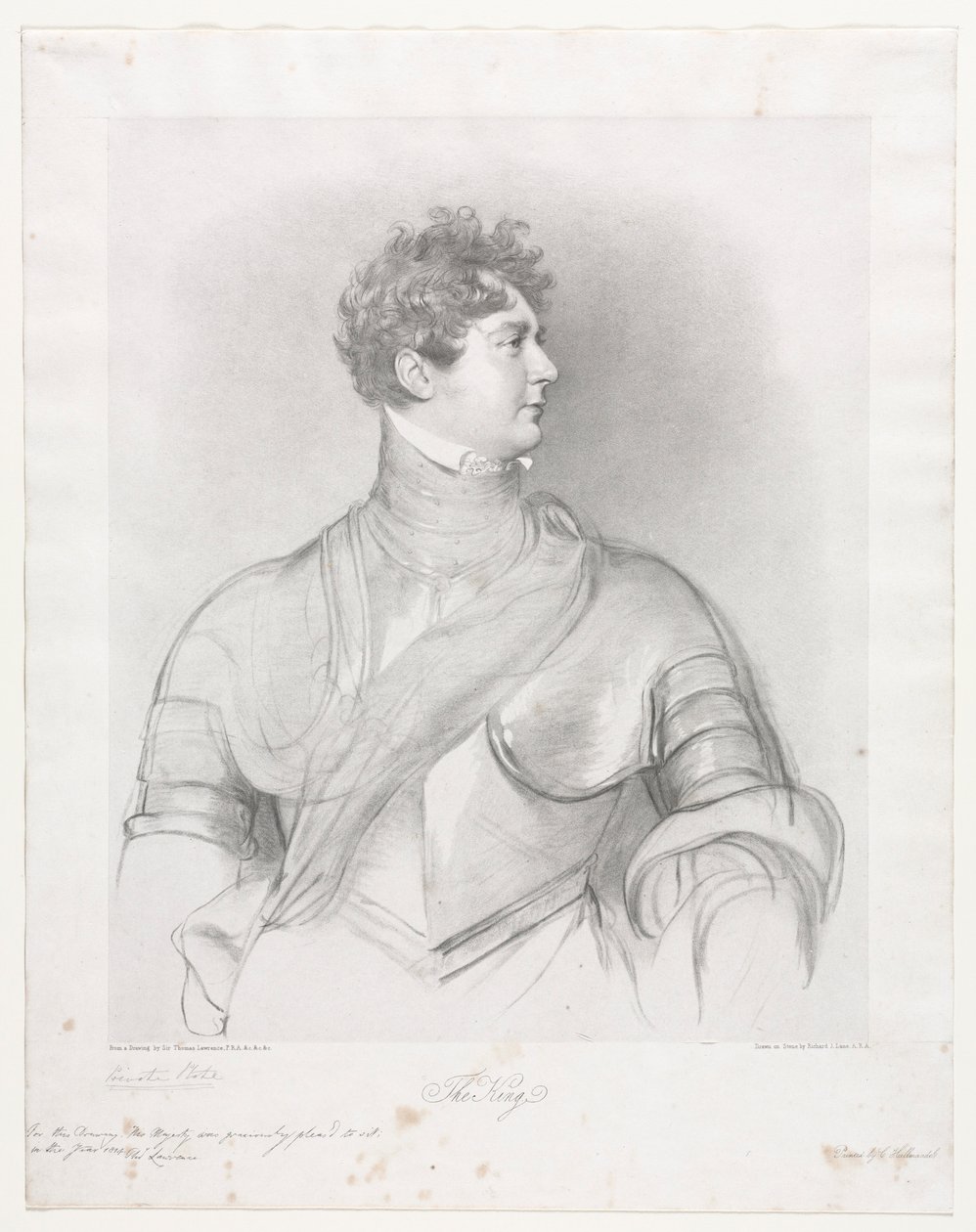 El Rey, Jorge IV de Gran Bretaña de Richard James Lane