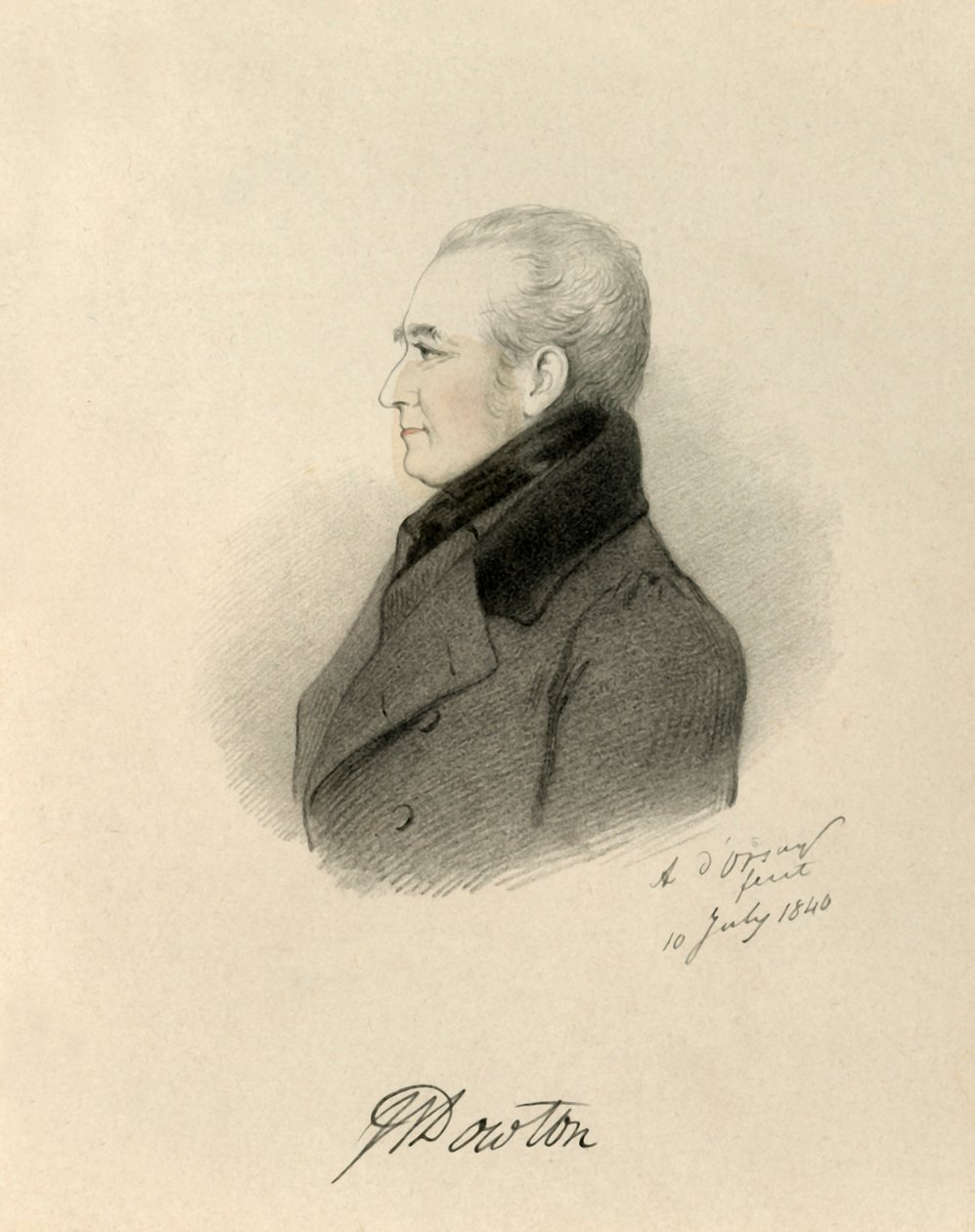 W Dowton, 1840 de Richard James Lane