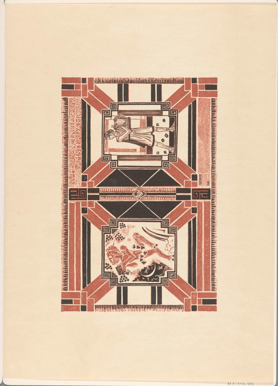 Diseño de portada para: Programa del Concertgebouw de Ámsterdam de Richard Nicolaüs Roland Holst