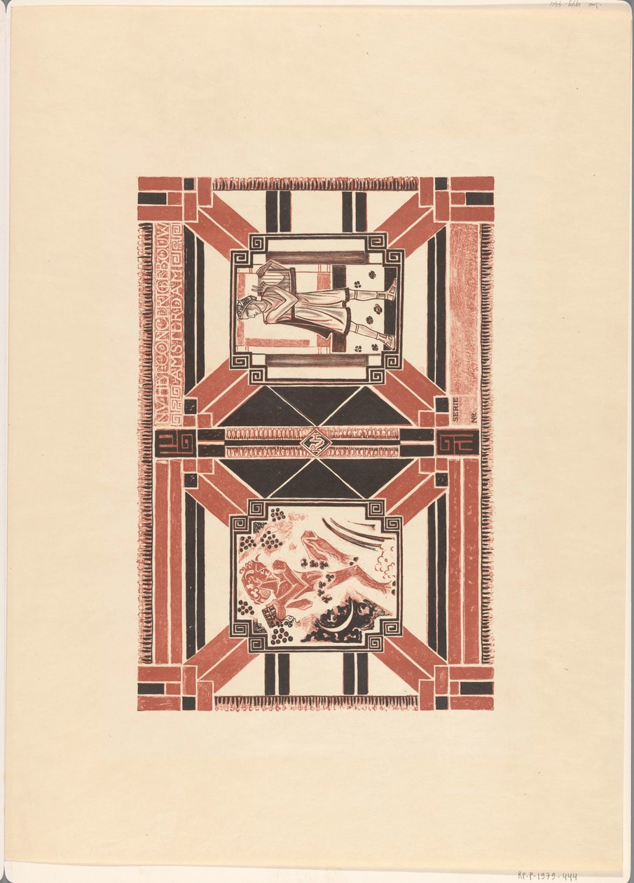 Diseño de portada para: Programa del Concertgebouw de Ámsterdam de Richard Nicolaüs Roland Holst