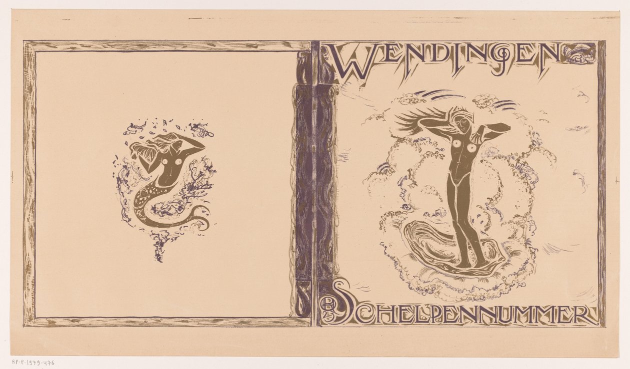 Diseño de portada para: Twists, edición de Shell, 1923 de Richard Nicolaüs Roland Holst