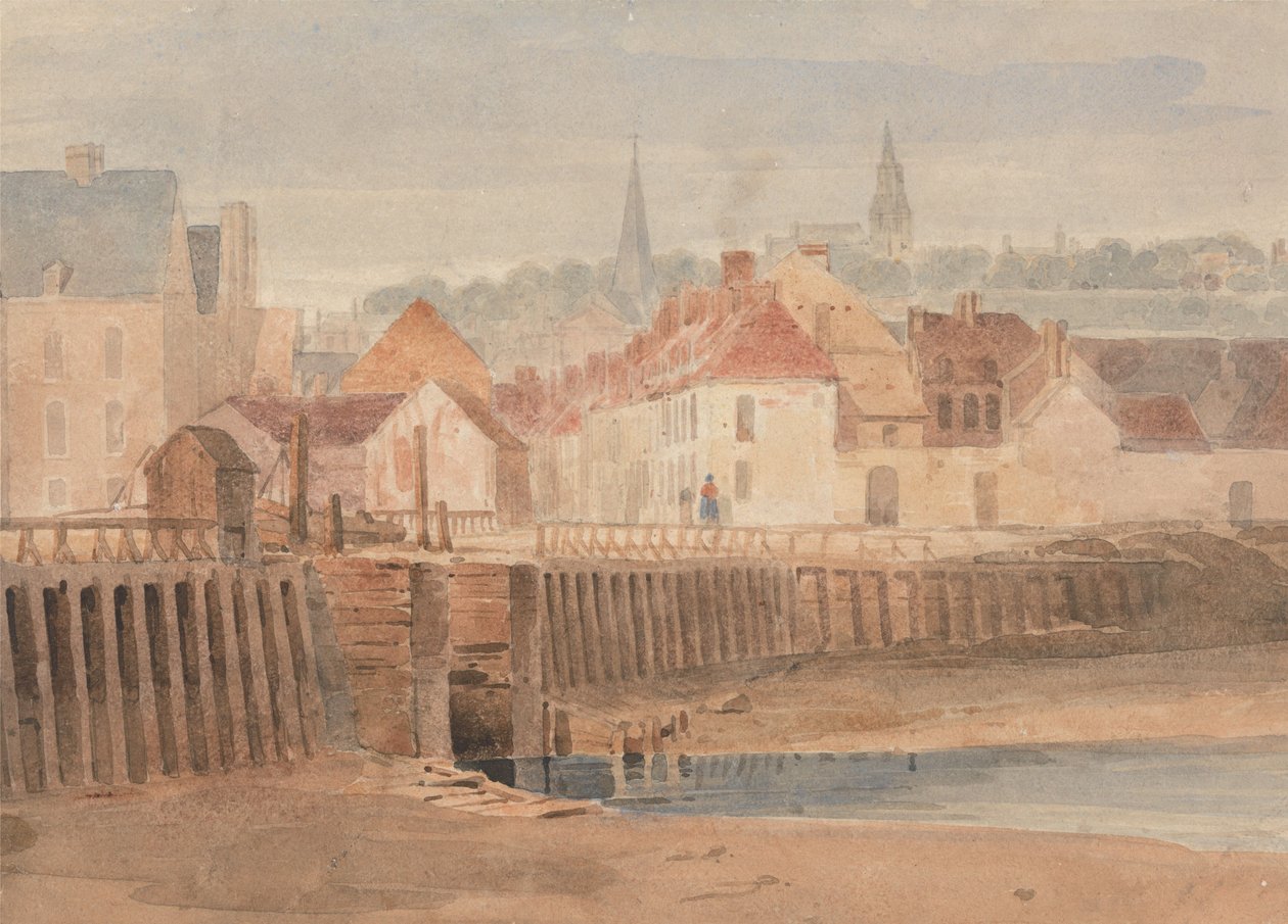 Puerto de Boulogne de Richard Parkes Bonington