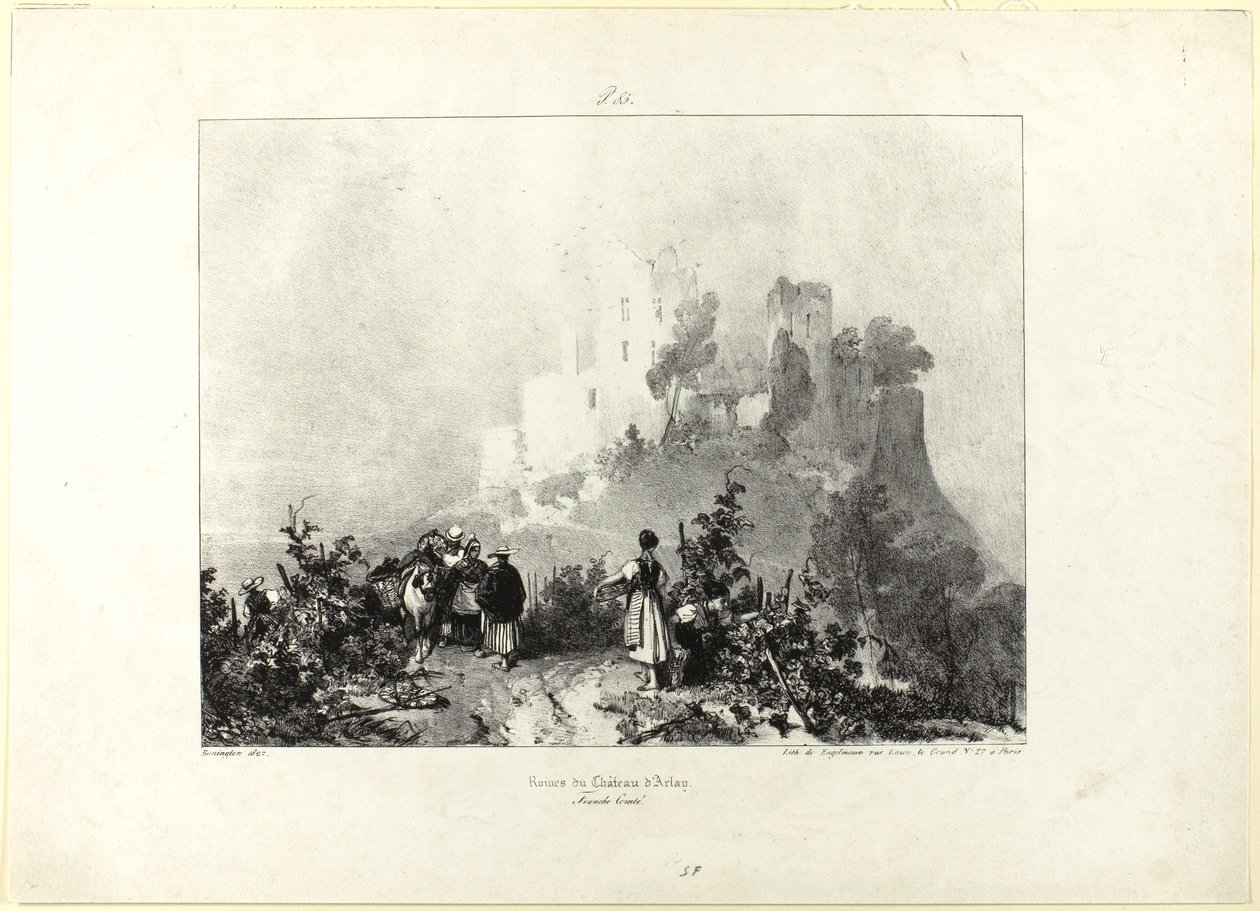 Castillo de Arlay de Richard Parkes Bonington