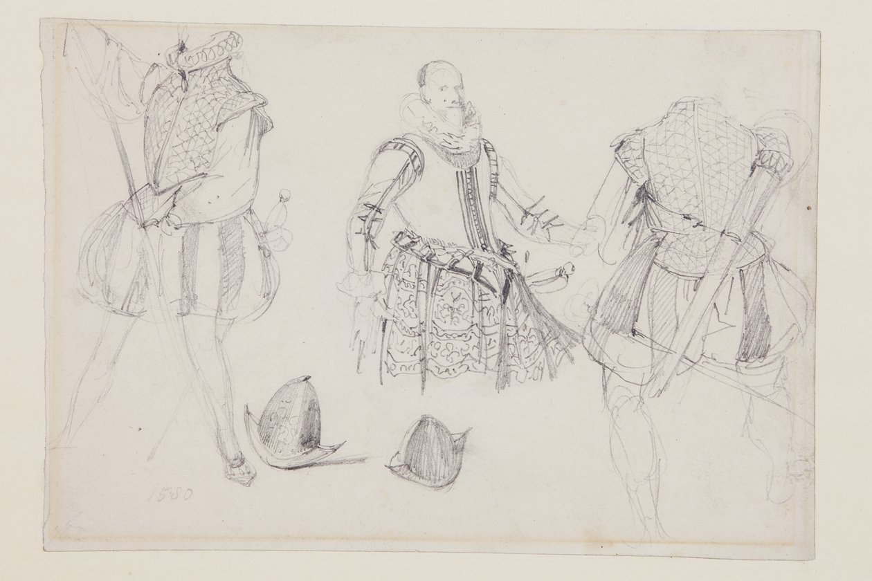 Estudios de Vestuario de Richard Parkes Bonington