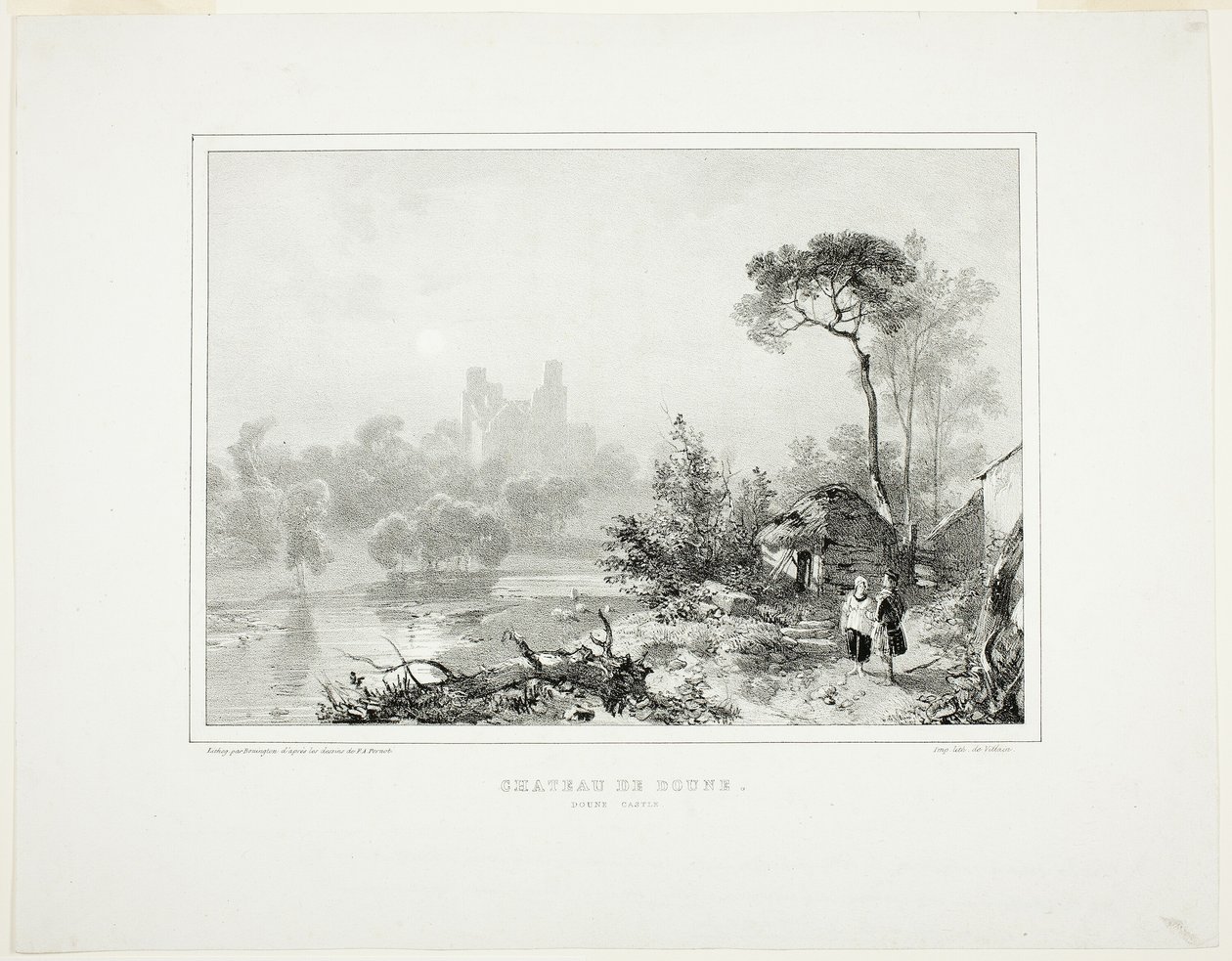 Castillo de Doune de Richard Parkes Bonington