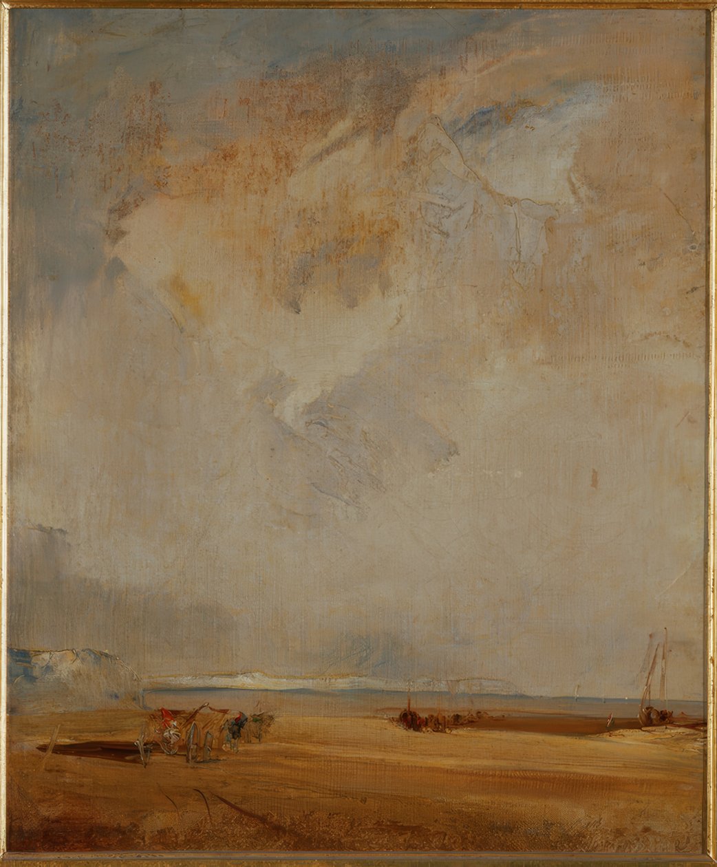 Costa en Normandía de Richard Parkes Bonington