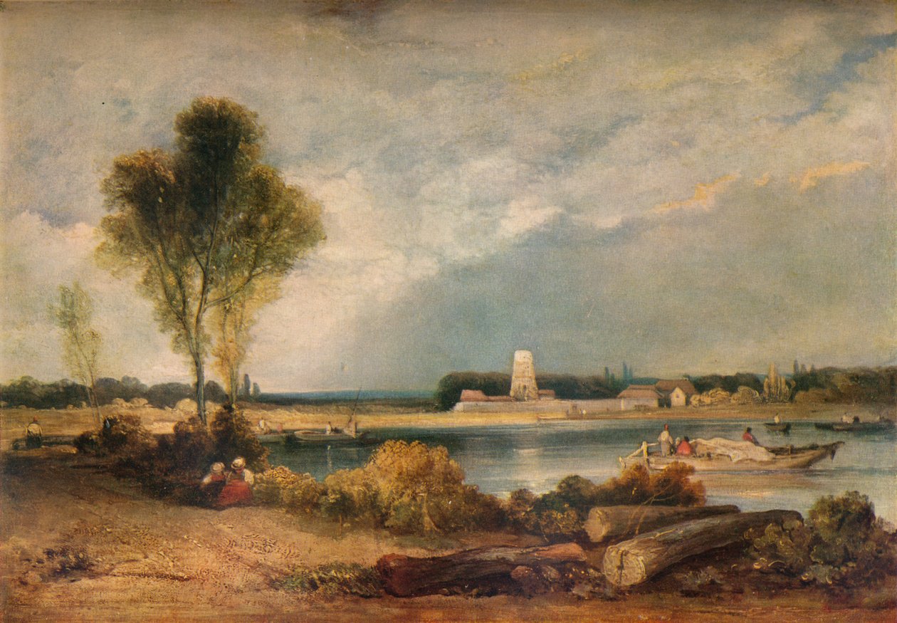 Paisaje en Normandía de Richard Parkes Bonington
