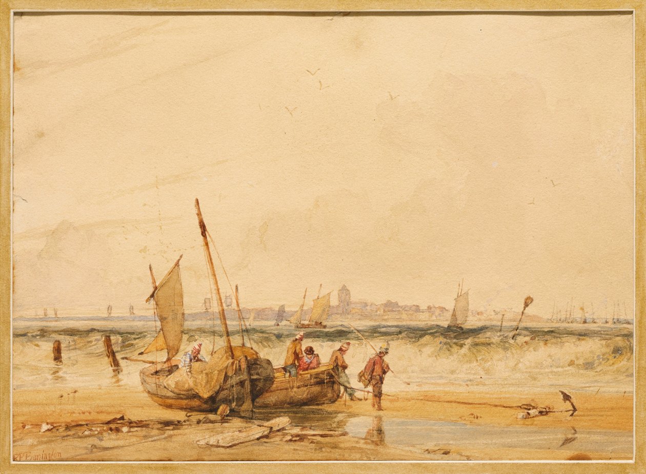 Le Crotoy de Richard Parkes Bonington