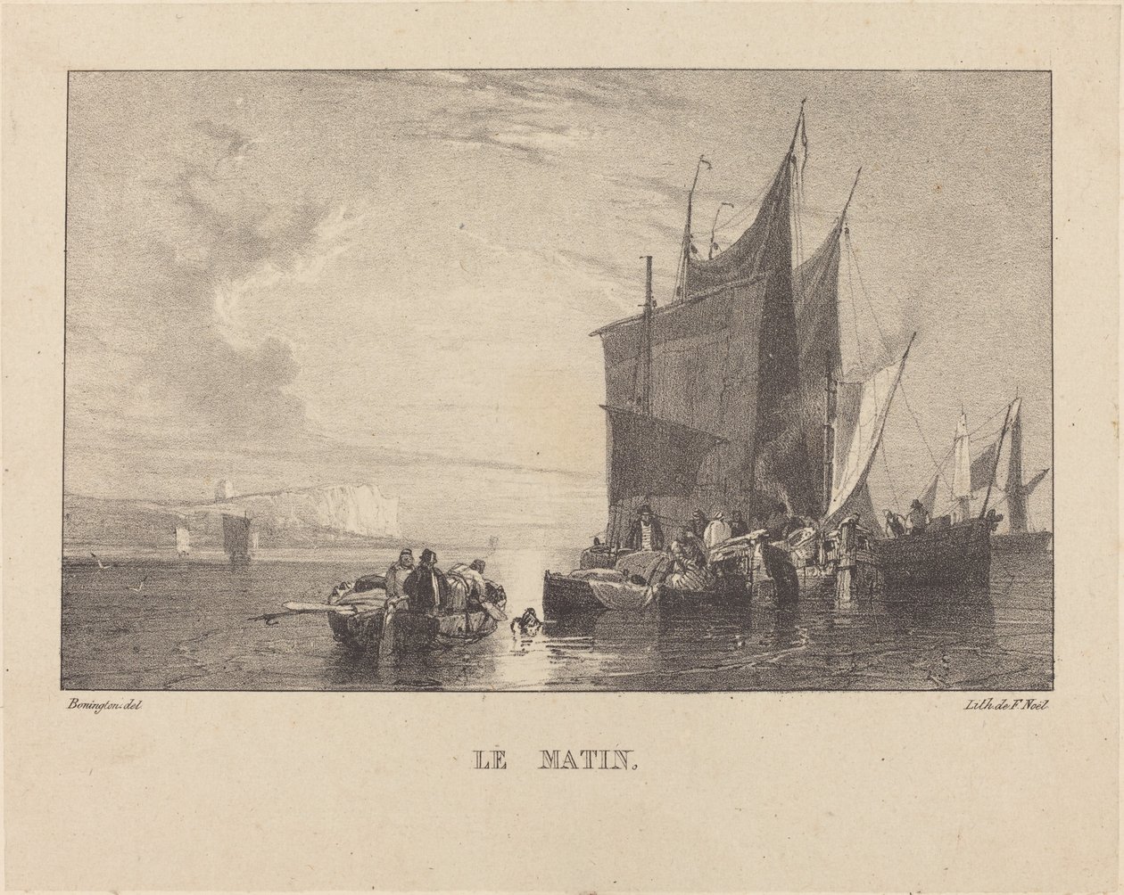 La mañana de Richard Parkes Bonington