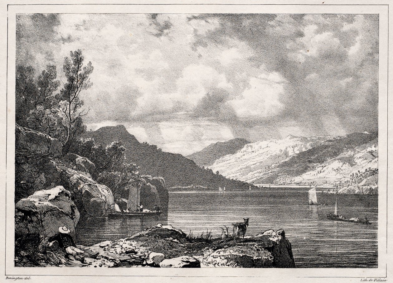 Lago Lomond, 1826 de Richard Parkes Bonington