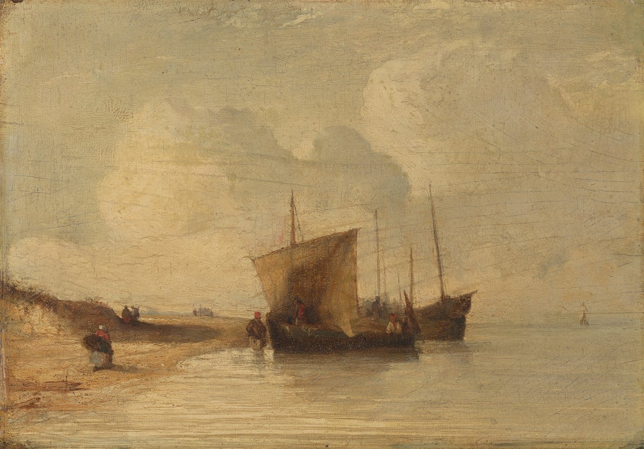 Costa de Normandía de Richard Parkes Bonington