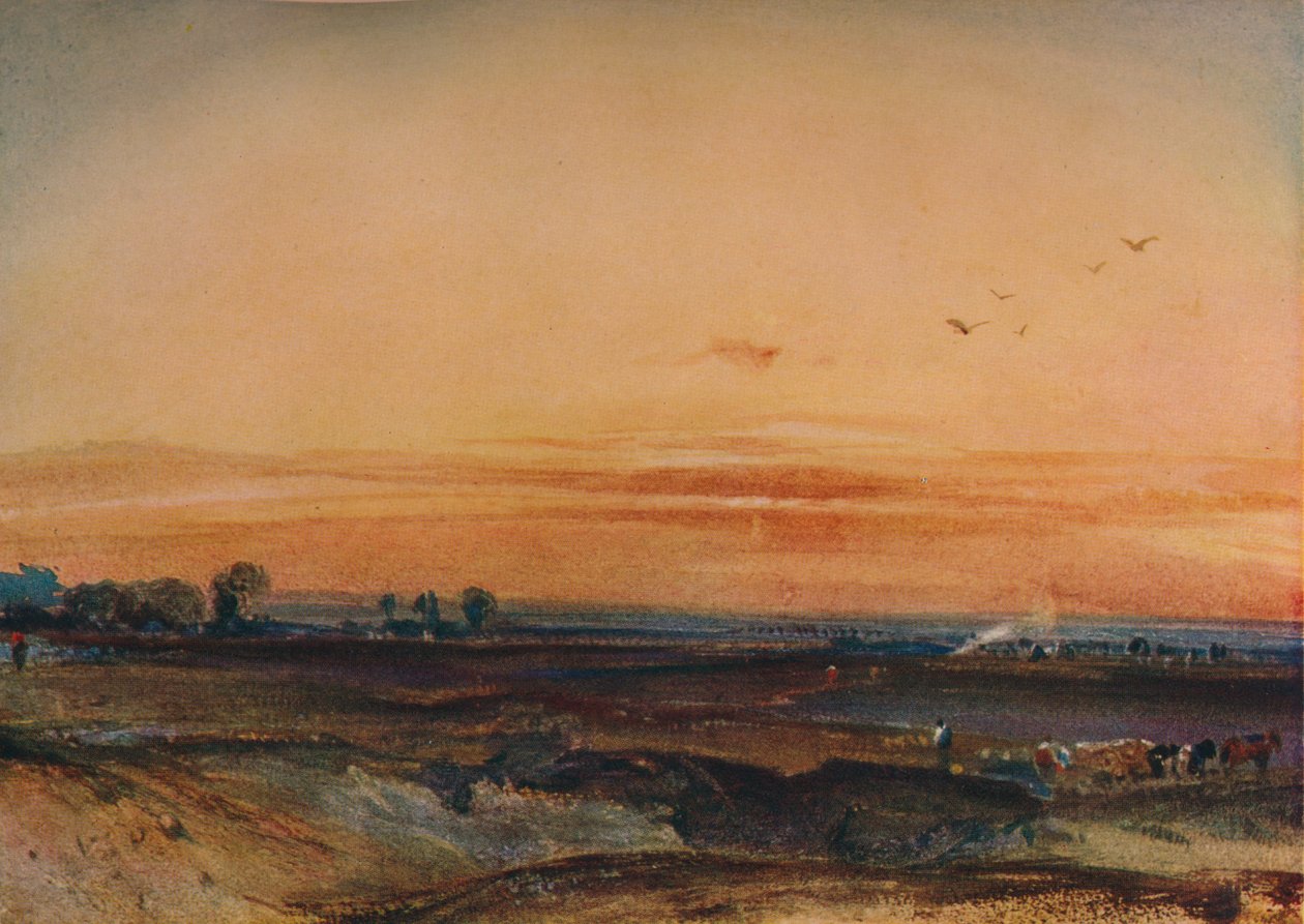 Atardecer, 1826 de Richard Parkes Bonington