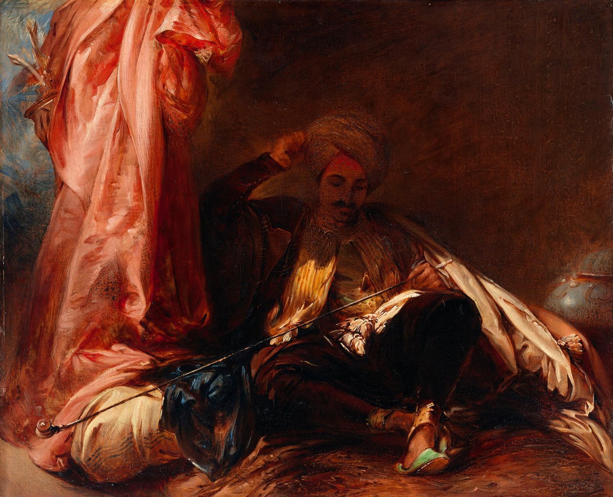 El Chibouk de Richard Parkes Bonington