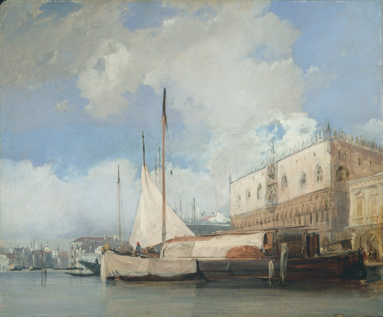 El Palacio Ducal, Venecia de Richard Parkes Bonington