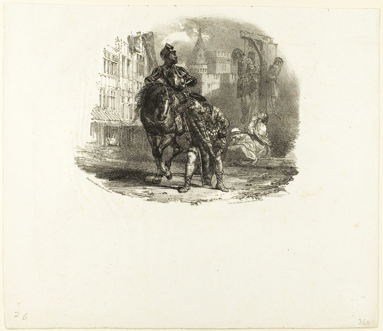 El ahorcado de Richard Parkes Bonington