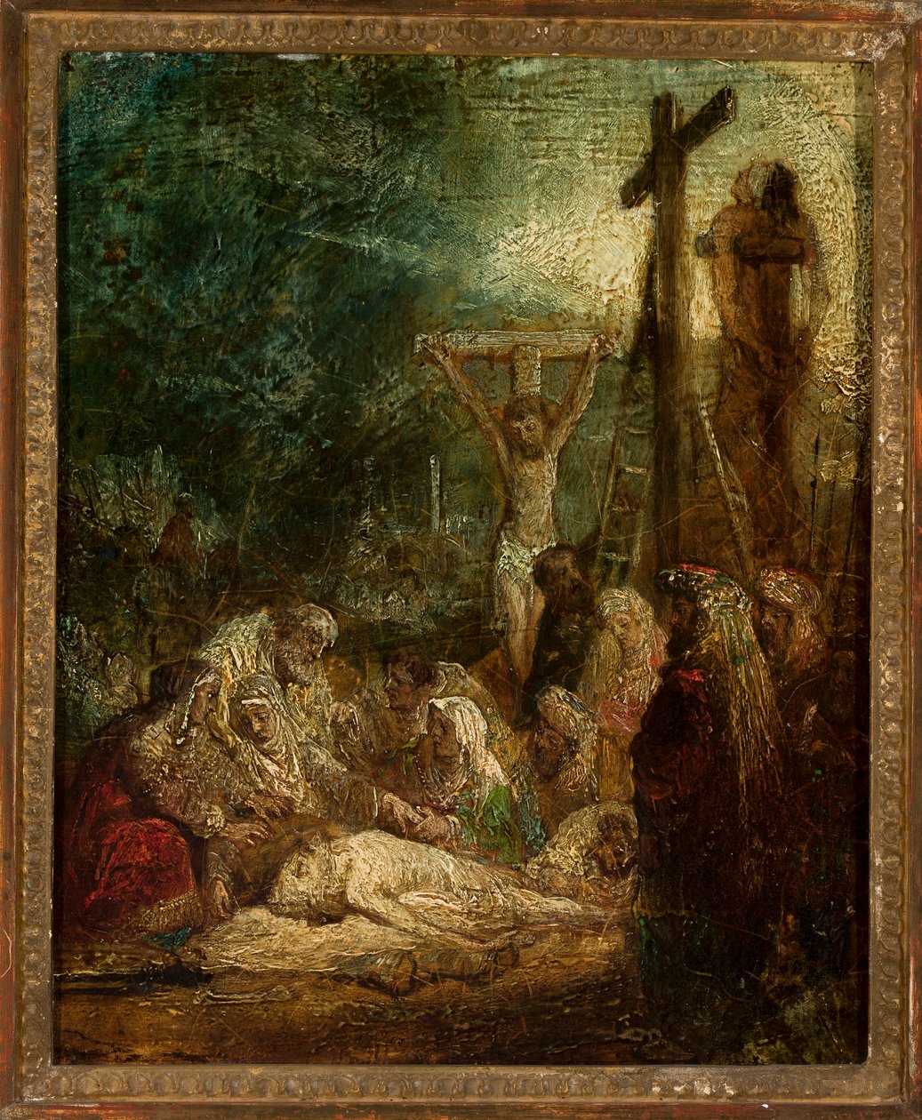 La descensión de la cruz de Richard Parkes Bonington