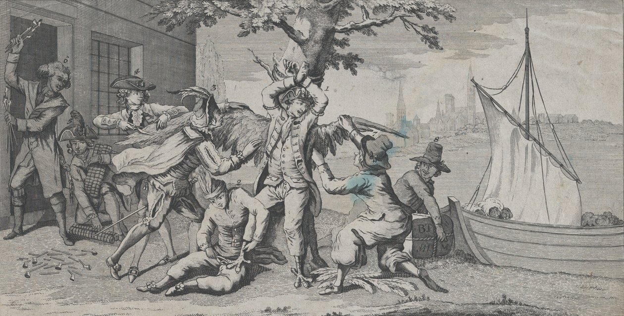 Va de Bon Coeur, dedicado a los Milords de la Almirantazgo Inglesa por un Miembro del Congreso Americano, 1778 de Richard Purcell