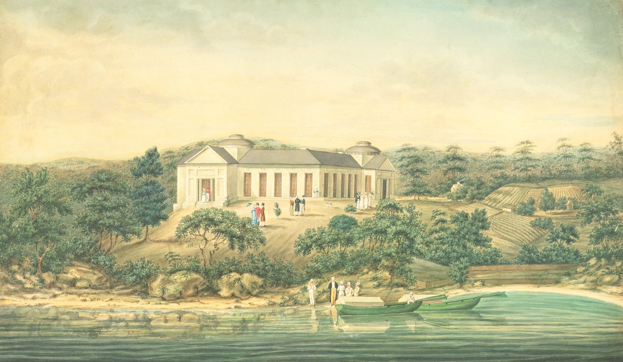 Villa Henrietta, Point Piper, hogar del capitán John Piper, 1820 de Richard Read